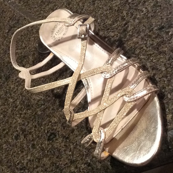 I.MILLER SANDALS/flats GOLD ELEGANT SUMMER - Picture 2 of 8